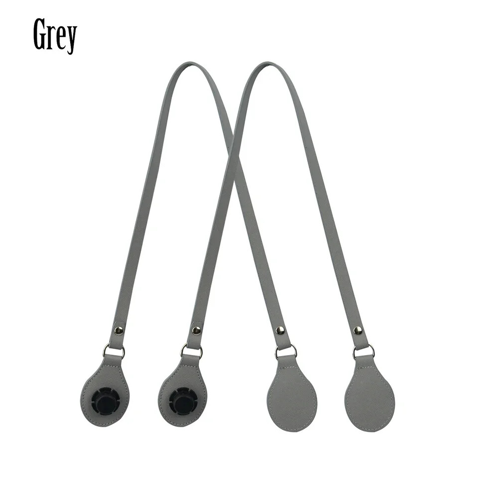1 Pair Long flat Handles for Obag PU Leather Shoulder Straps O bag accessories