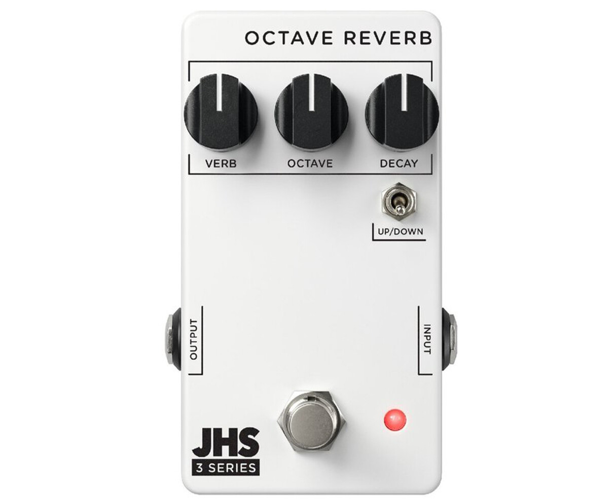 JHS 3 Series Octave Reverb + Gator Patch Cable 3 Pack