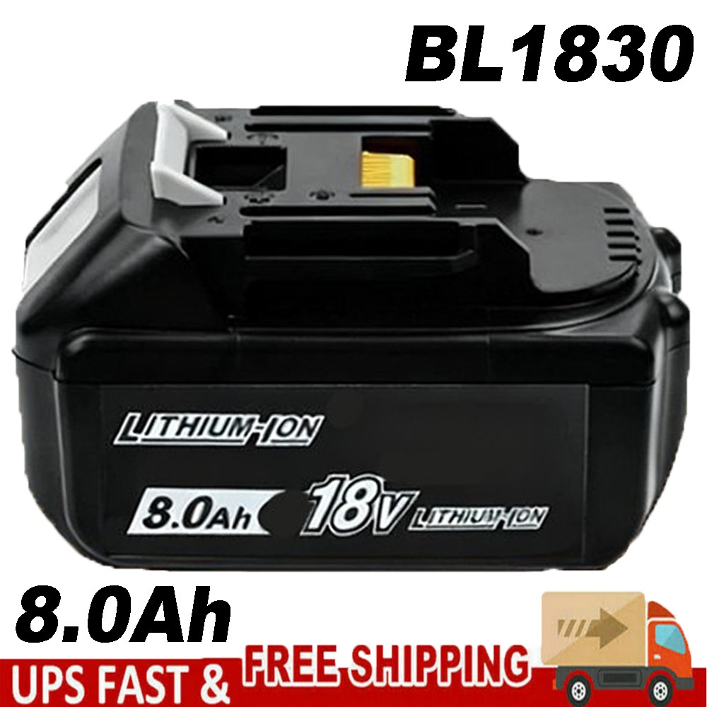 NEW 8.0Ah Battery for  18V LXT Li-Ion BL1840 BL1830 BL1850  B
