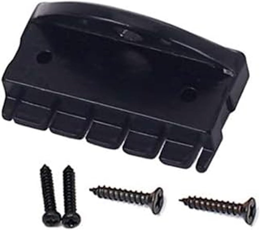 Black 6 String Headdless Guitar Locking Nut Fit Kiesel,Strandberg,Steinberger