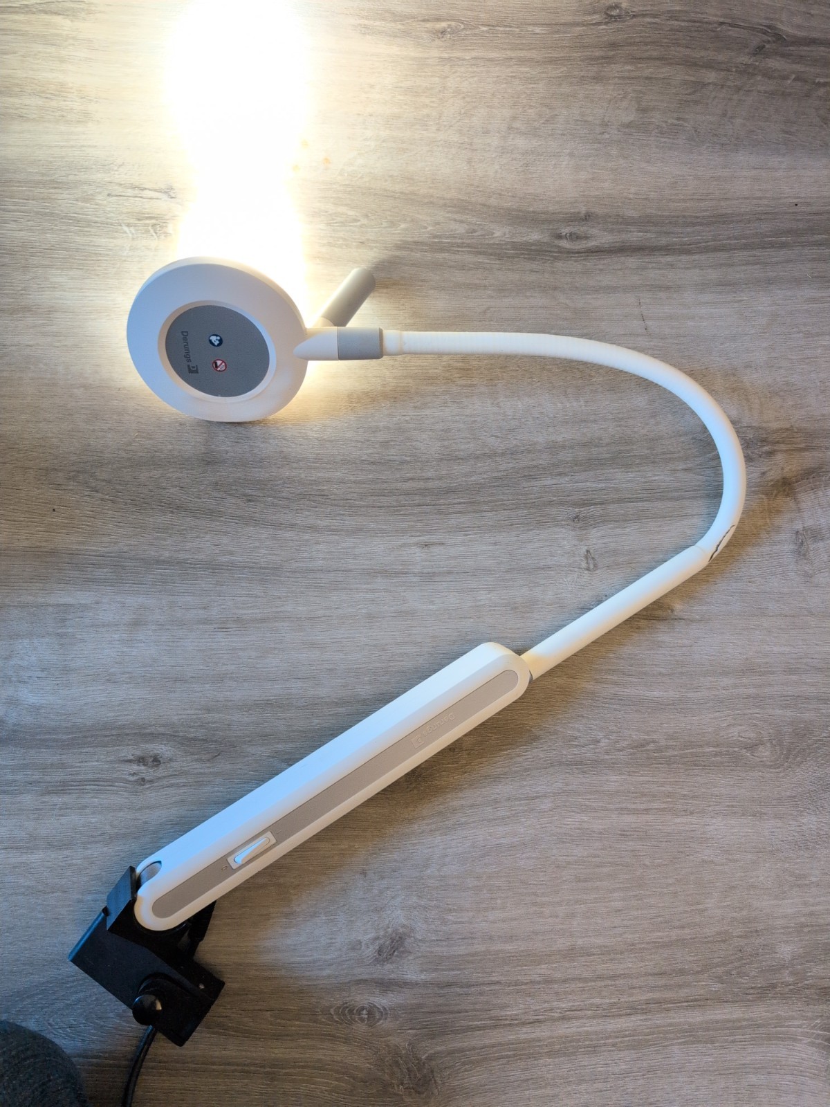 GE Derungs VISIANO LED 10-1-P S10 Gooseneck Arm Exam Light W/ Device Mount