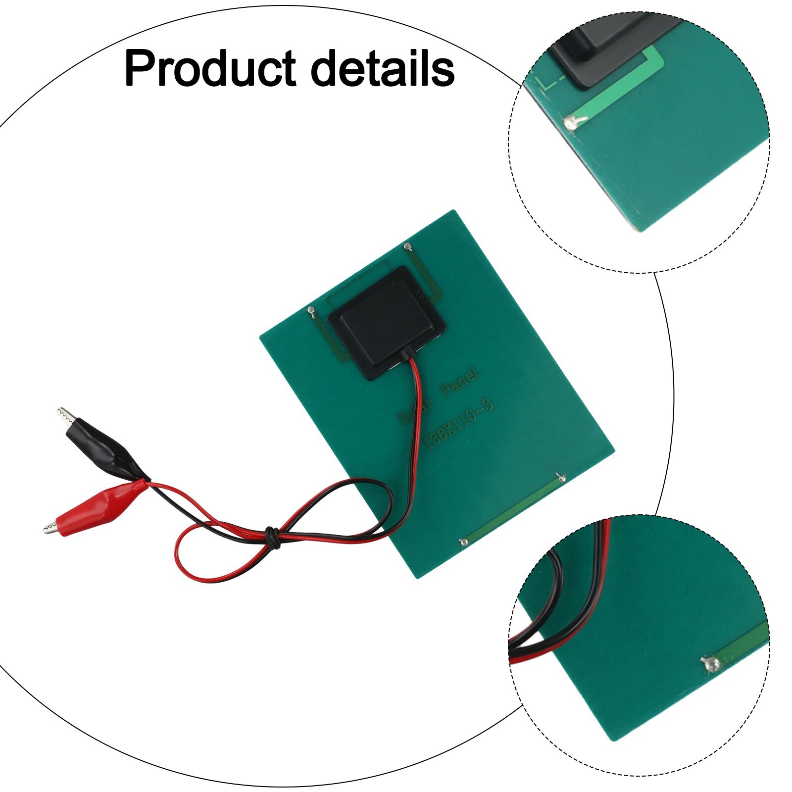 Sustainable Power Solution Portable 10W Solar Panel with Clips for Use