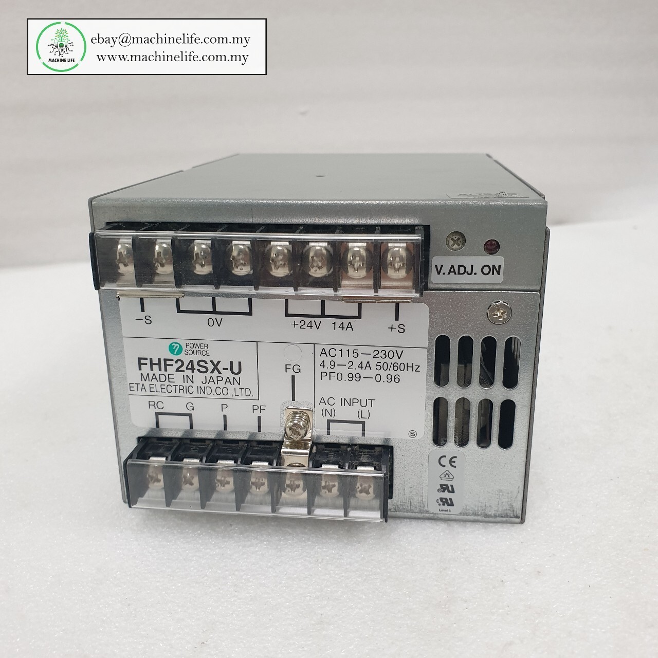 Eta Electric FHF24SX-U 24V 14A AC/DC Switching Power Supply