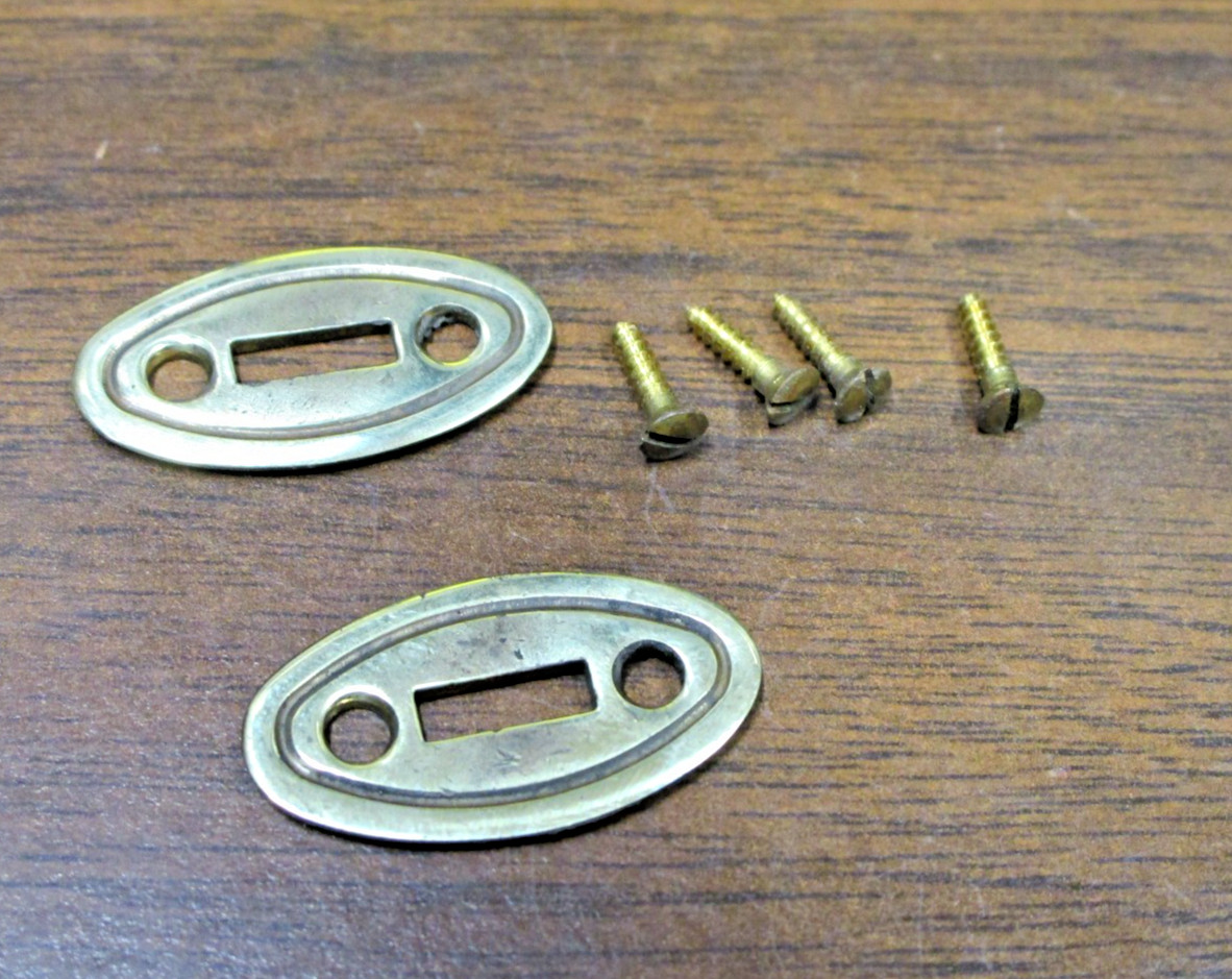 #23 Thompson Center Hawken Brass Wedge Plates W/Screws.
