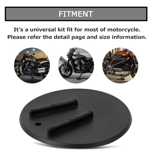 Coaster Puck Pad Kickstand Pad for Motorcycles - Support Plate