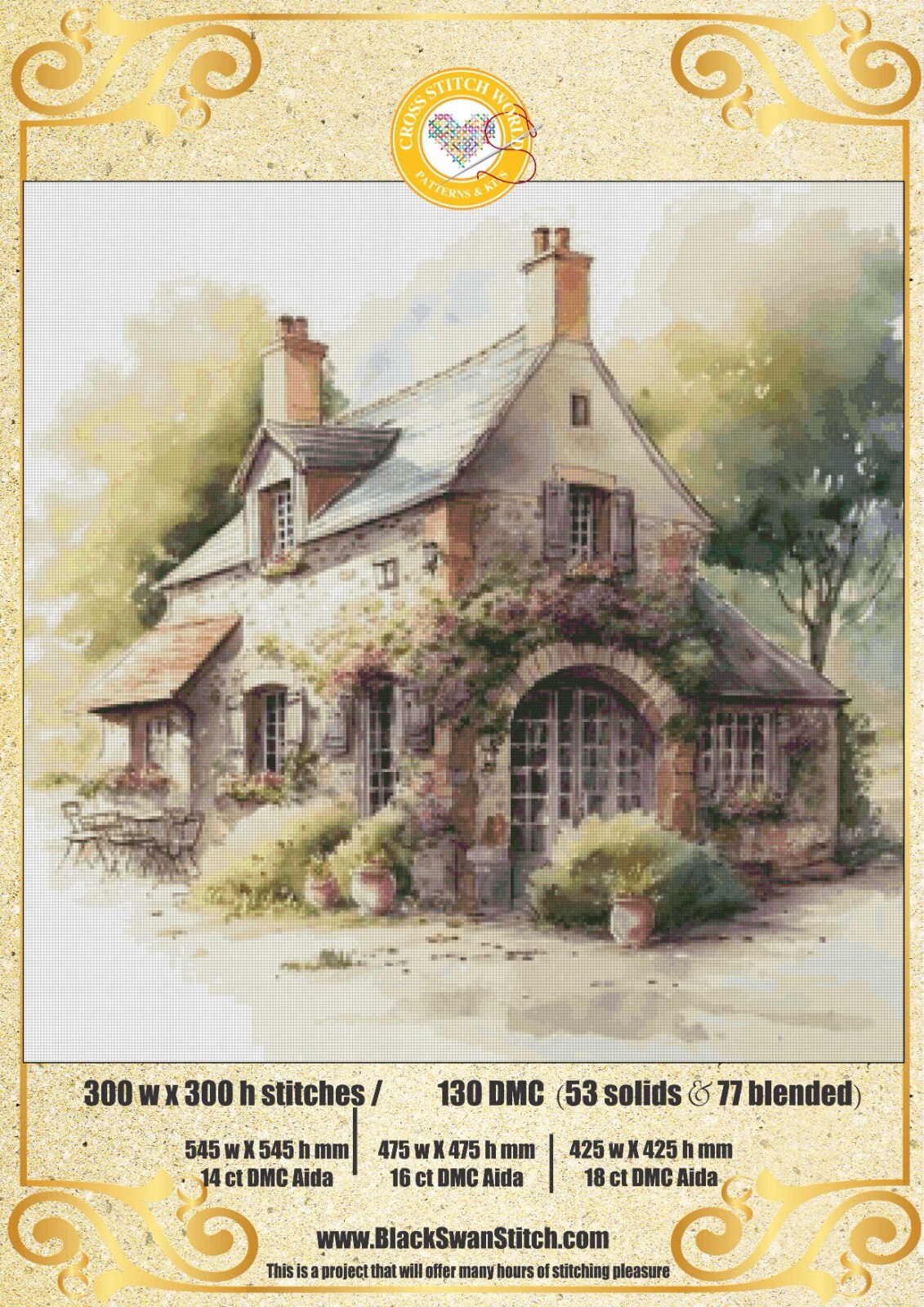 A Country Gem 793 Chart Counted Cross Stitch Pattern Needlework