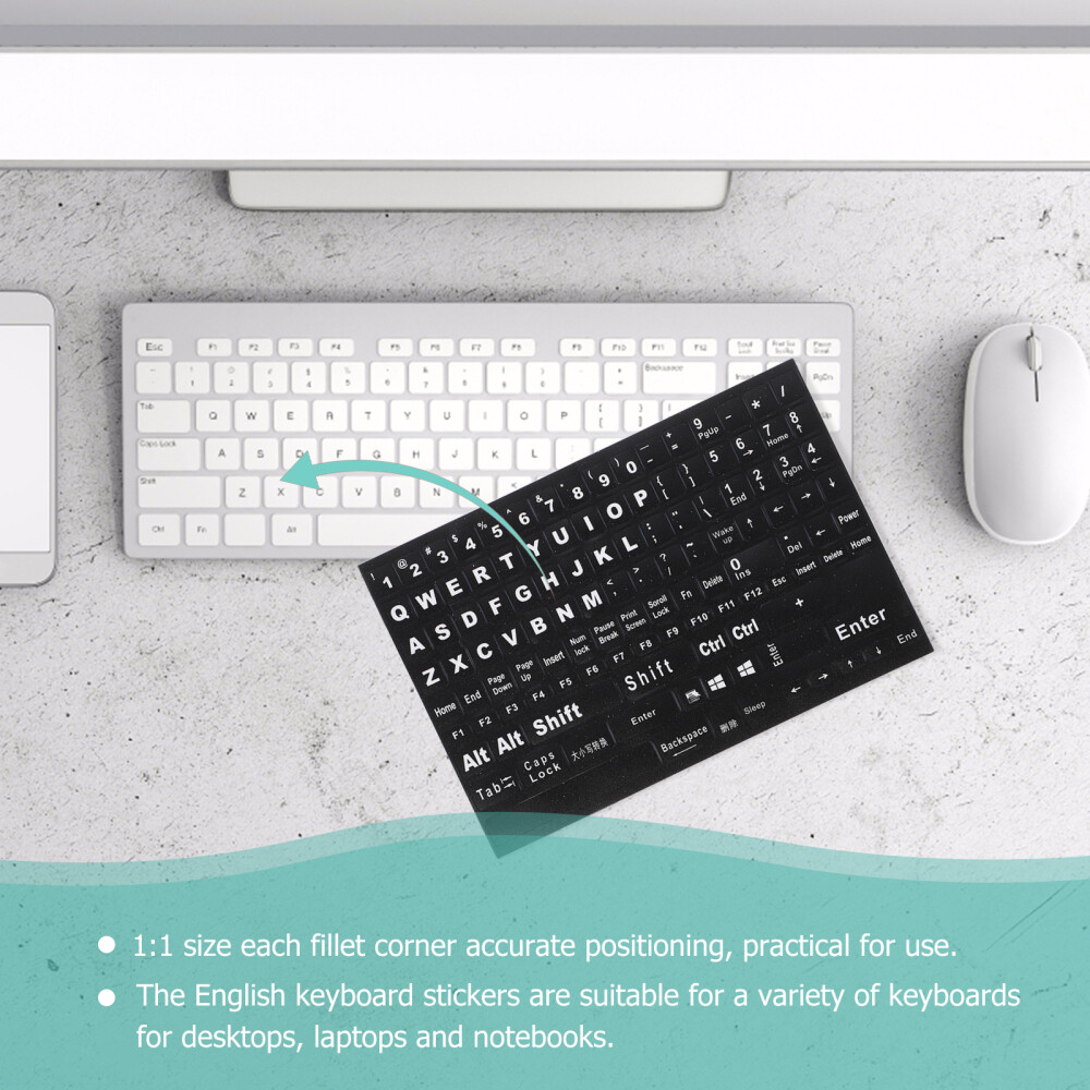 Keyboard PC English Keyboard Stickers Keycap Stickers Laptop
