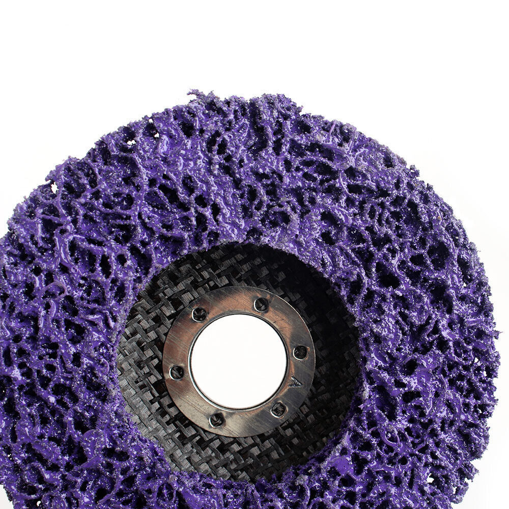 4''/5" Poly Strip Disc Abrasive Wheel Paint Rust Removal Clean Angle Grinder