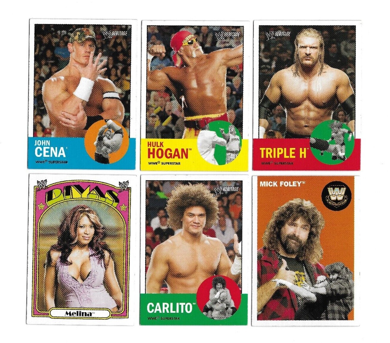 WWE 2006 Topps Heritage II - Pick Your Card/Complete Your Set