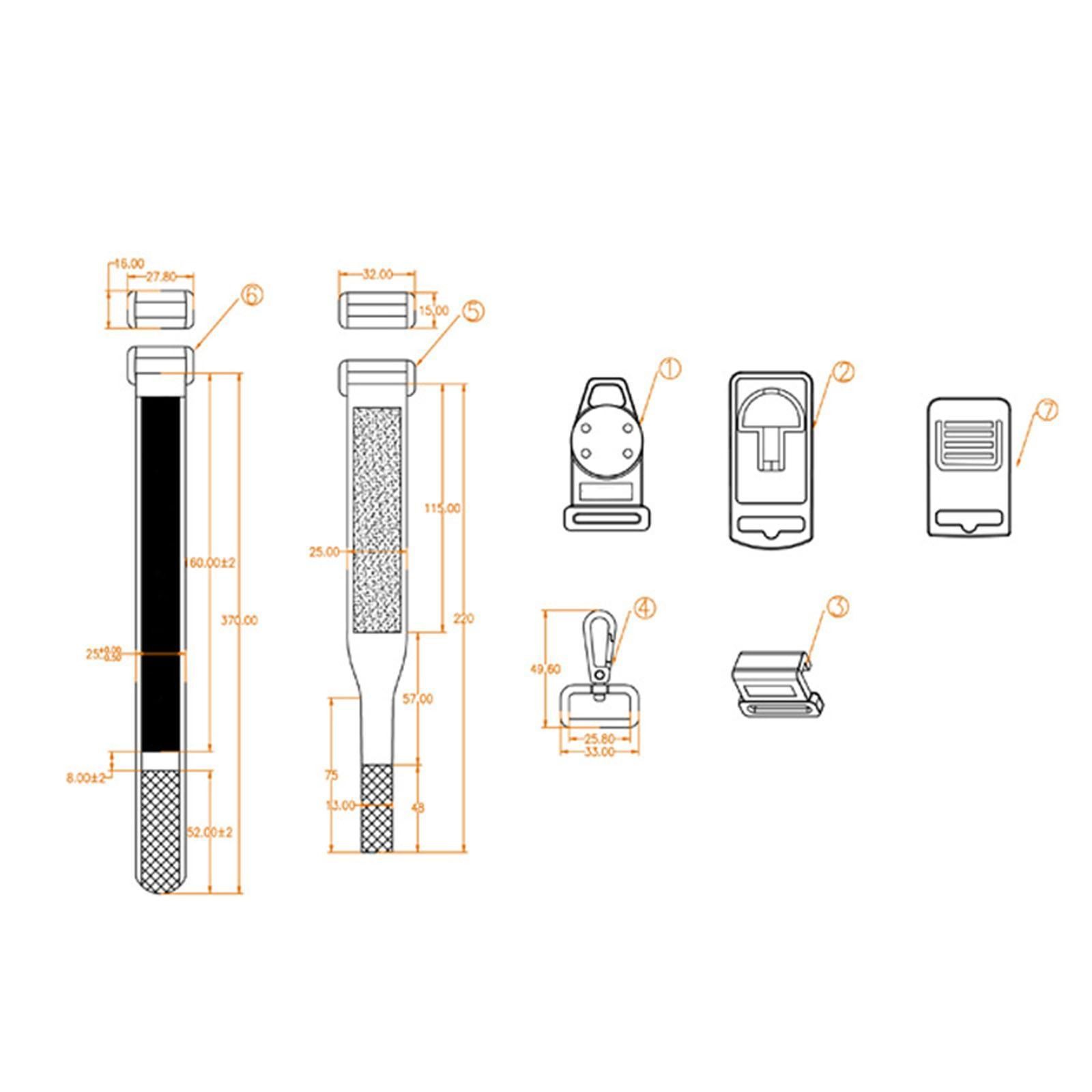 7Pcs Multimeter Suspension Kit Easy to Use Universal Strong Multimeter Strap