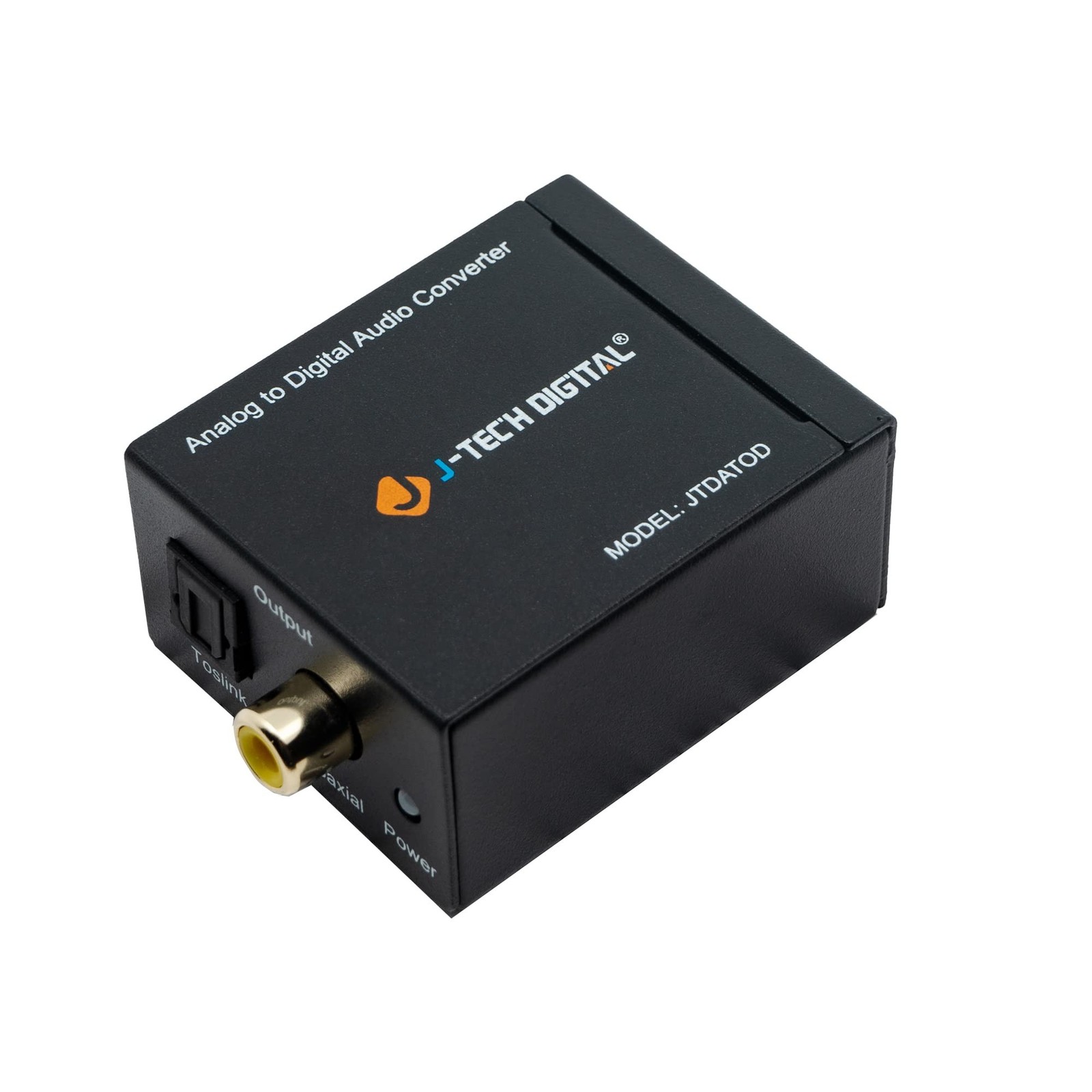 J-Tech Digital ® Premium Quality RCA L/R Analog Audio to Optical SPDIF/Coax