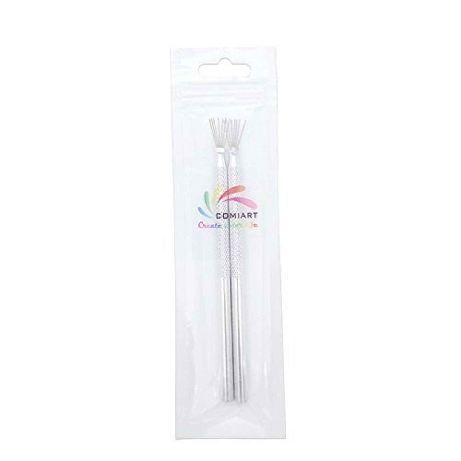 COMIART 2pcs Feather Wire Texture Tool for Clay Sculpting Texturing Modeling ...