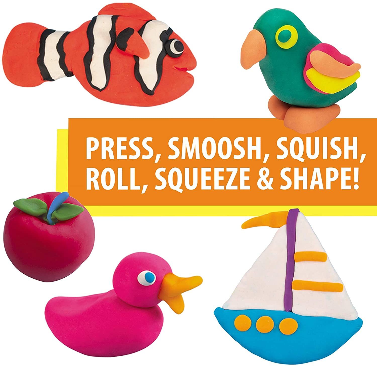 Play-Doh Modeling Compound 10-Pack Case of Assorted Colors, Non-Toxic 2 oz....