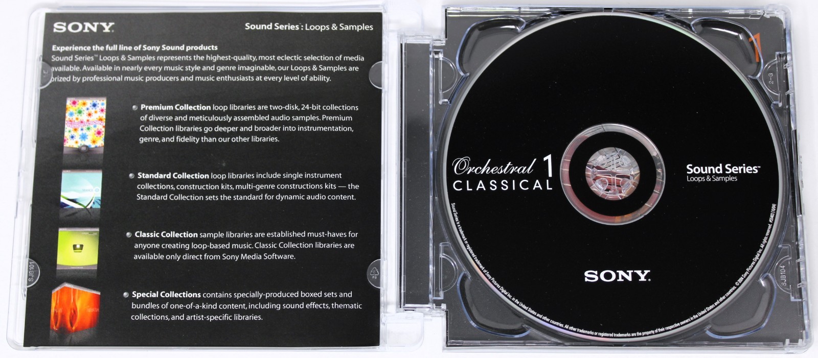 Sony Sound Series Orchestral 1 Classical Loops Sound/Sample Library/Sampling CD