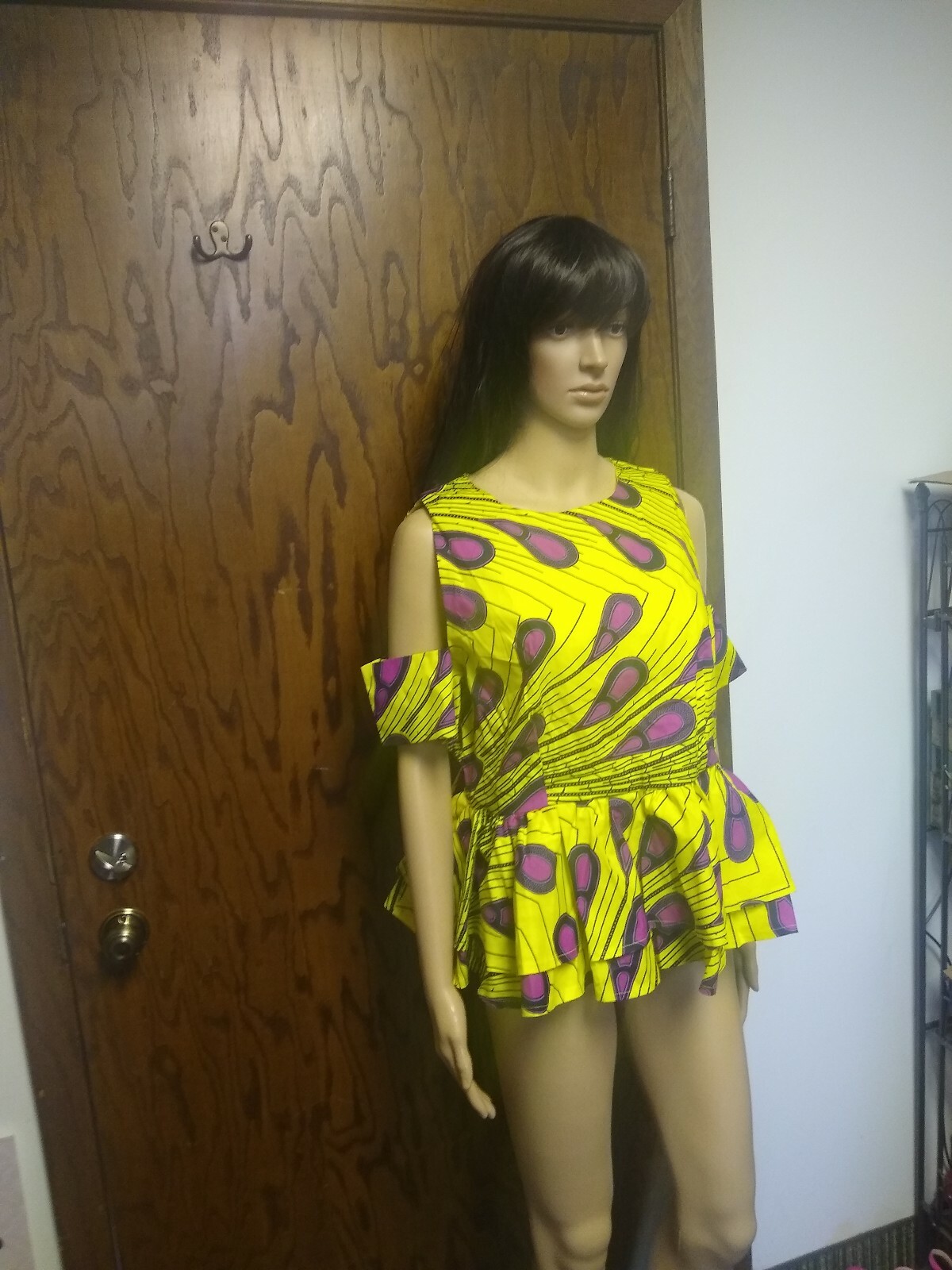 African Wax Print Top