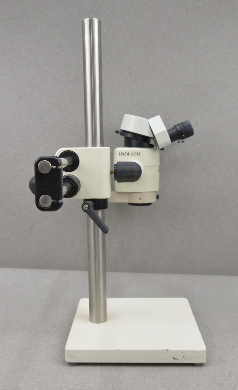 Leica MZ12 Binocular Stereo Zoom Microscope on Diagnostic Instruments Boom Stand