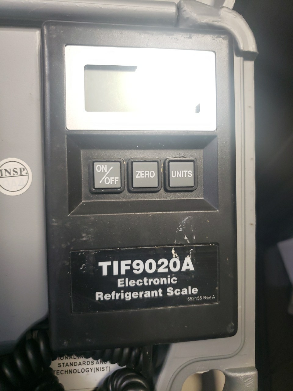 TIF 9020A - Slimline Refrigerant Scale, 200 Pound Capacity