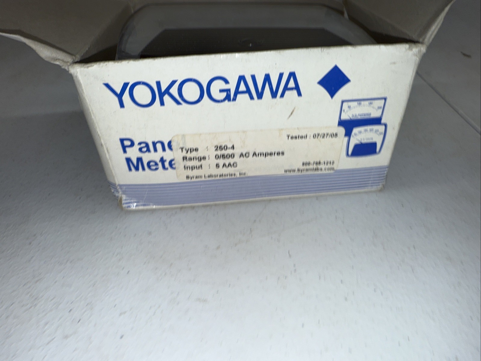 Yokogawa Panel Meter 250-4 0-500 New In Box