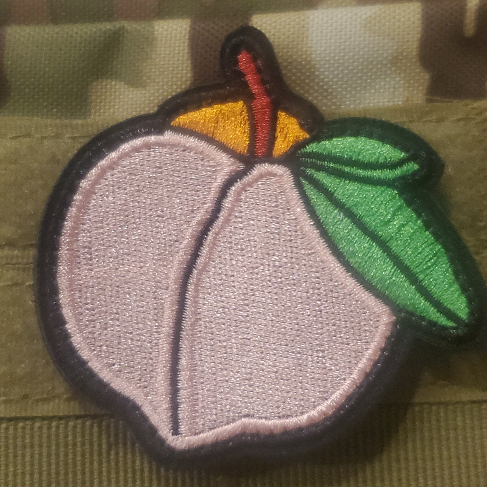 PEACH Tactical Morale Patch Hook and Loop