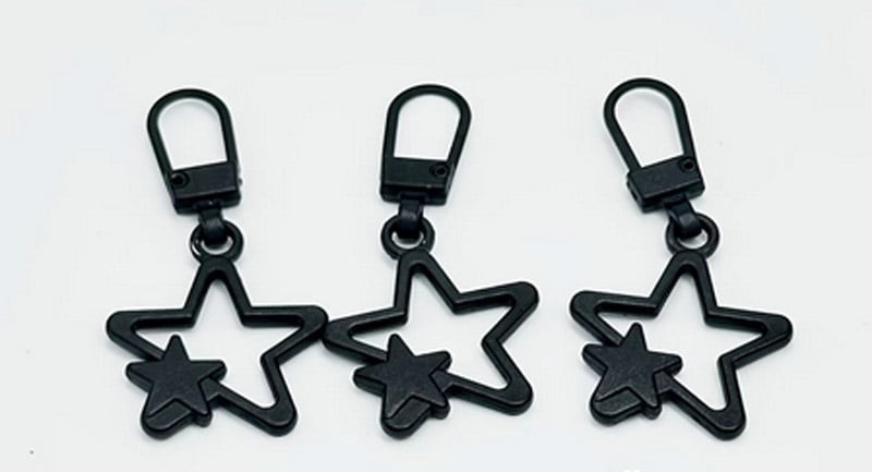 Western Cowgirl Decor 3 Zipper Pulls MADE IN THE USA