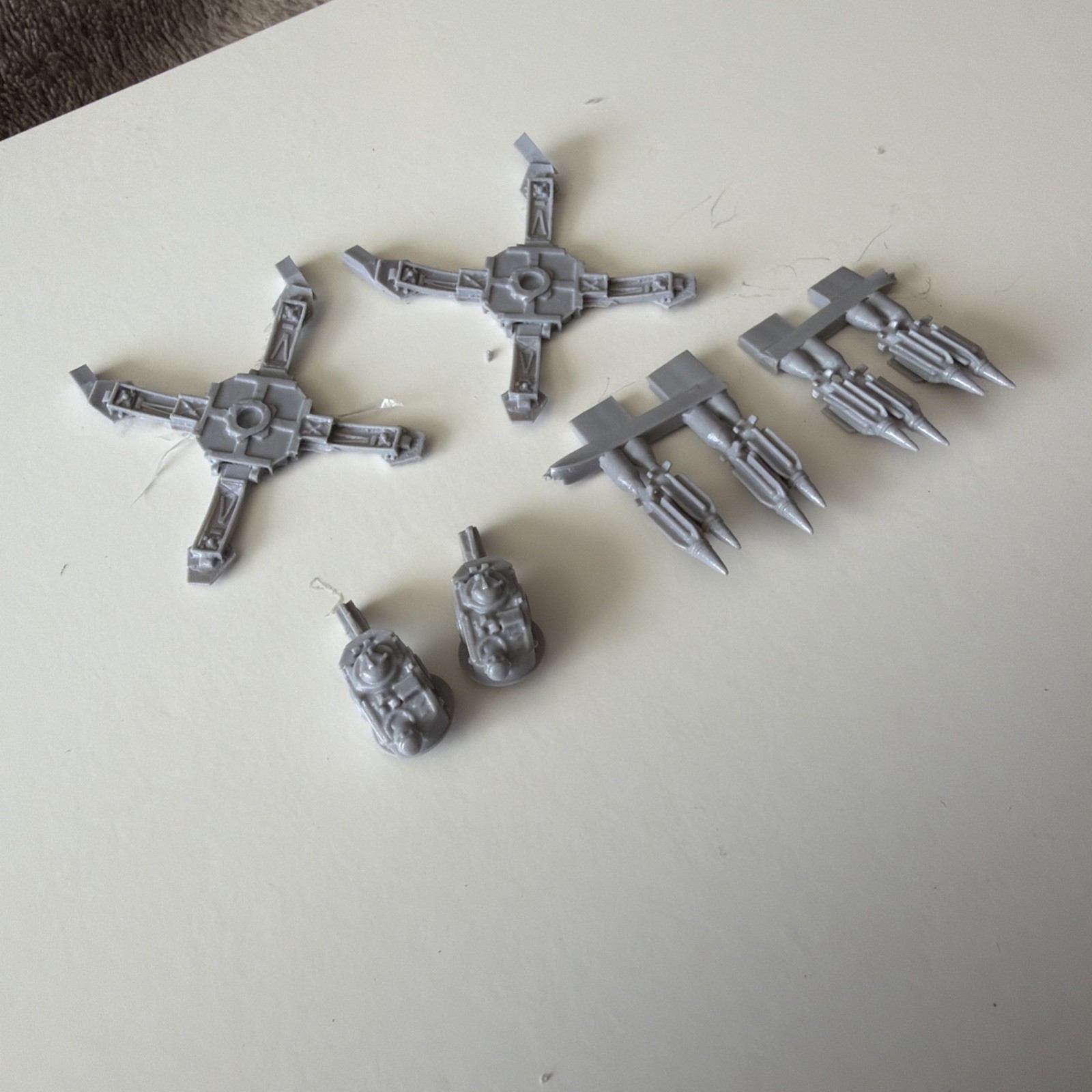 Warhammer EPIC 40K Forgeworld -Resin Imperial Guard - 2 Manticore Platforms- 6mm