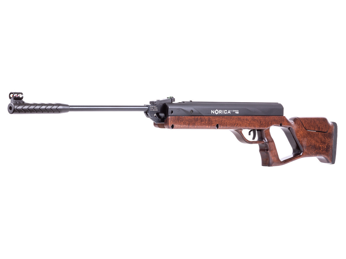 Norica Omnia ZRS Air Rifle Wood Stock - 0.25 cal  Recoilless ZRS System