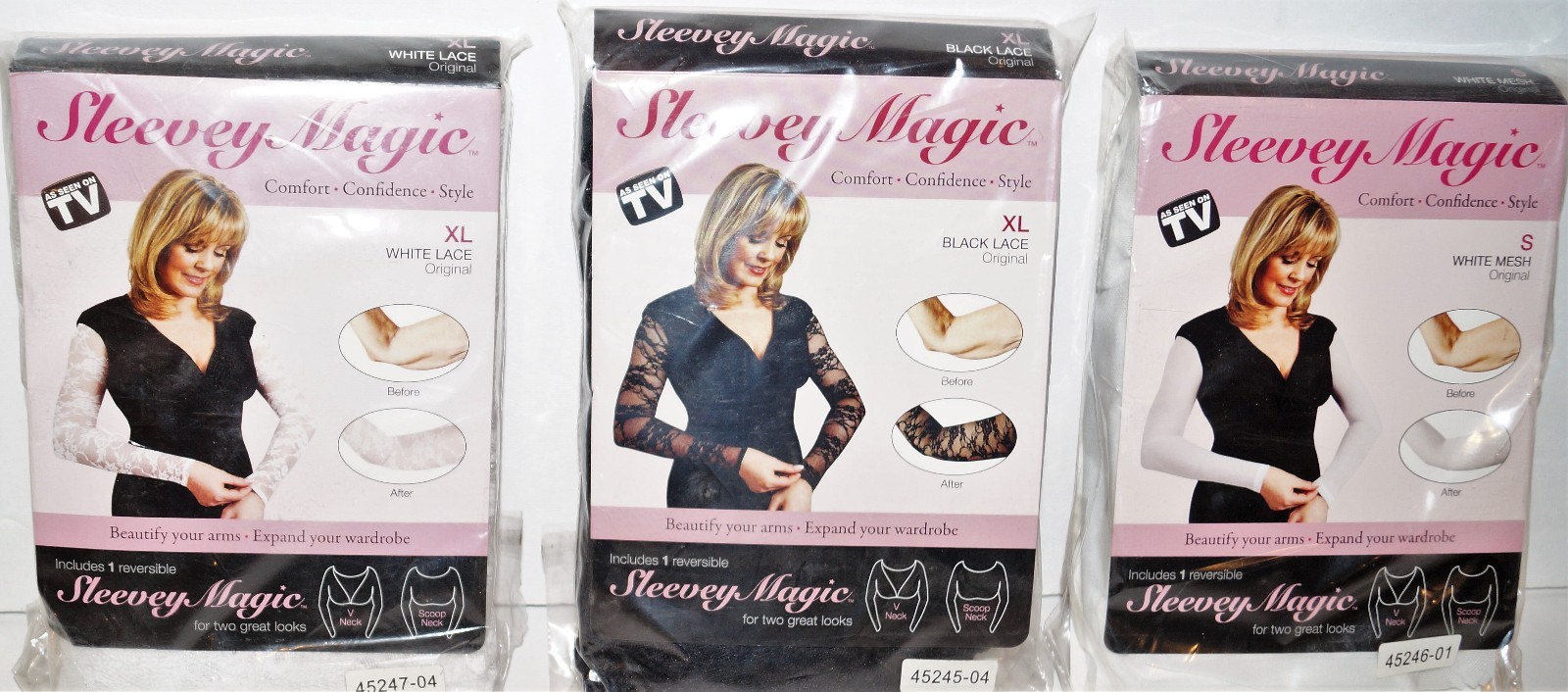 Sleevey Magic Womens Arm Toning Garment ,Arm Slimmer Size: S - M - L - XL- XXL