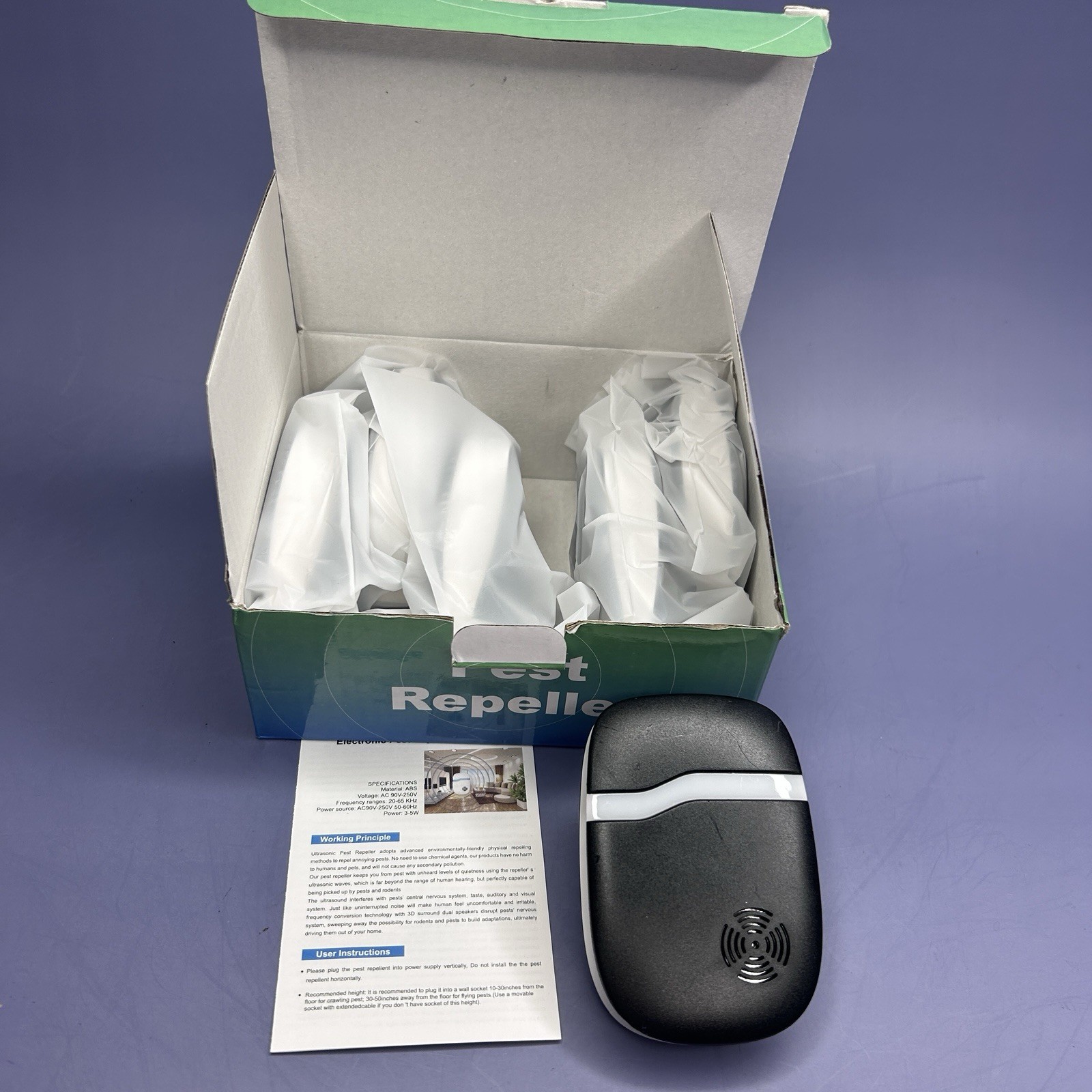 Ultrasonic Pest Repeller 6 Pack Plug In Bug Rodent Repellent
