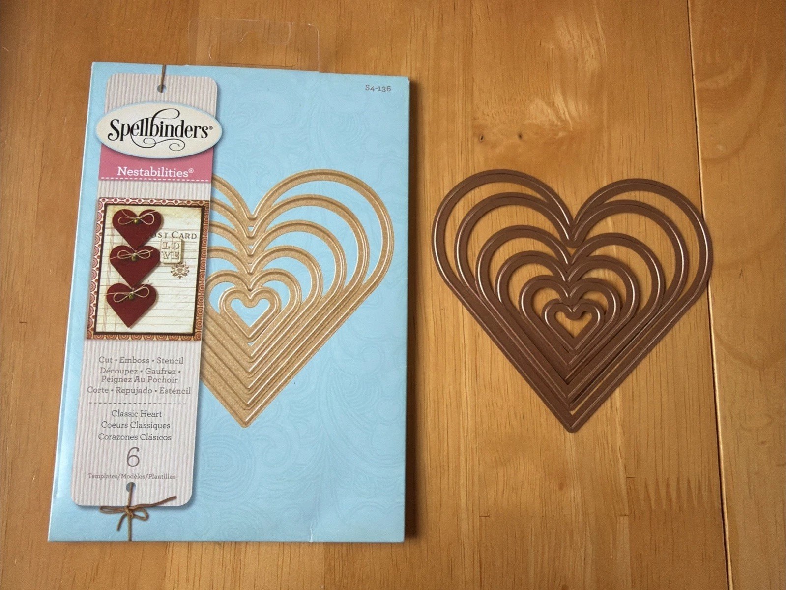 Spellbinders Nestabilities Die Classic Heart Die Cutting Paper Crafts S4-136