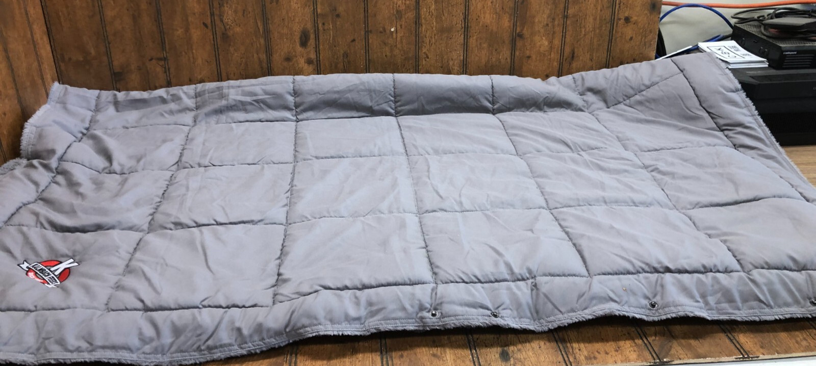 Kalmbach Feeds Horse Turnout Blanket Coat 51" Grey Advertising