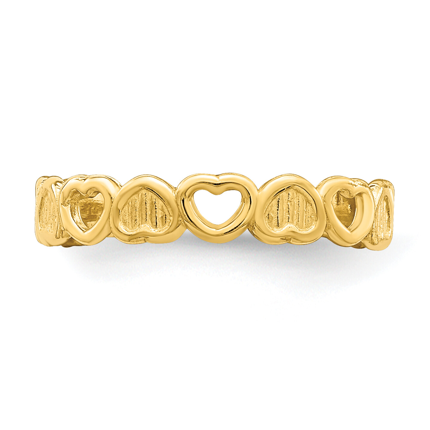 14k Adjustable Heart Toe Ring R798