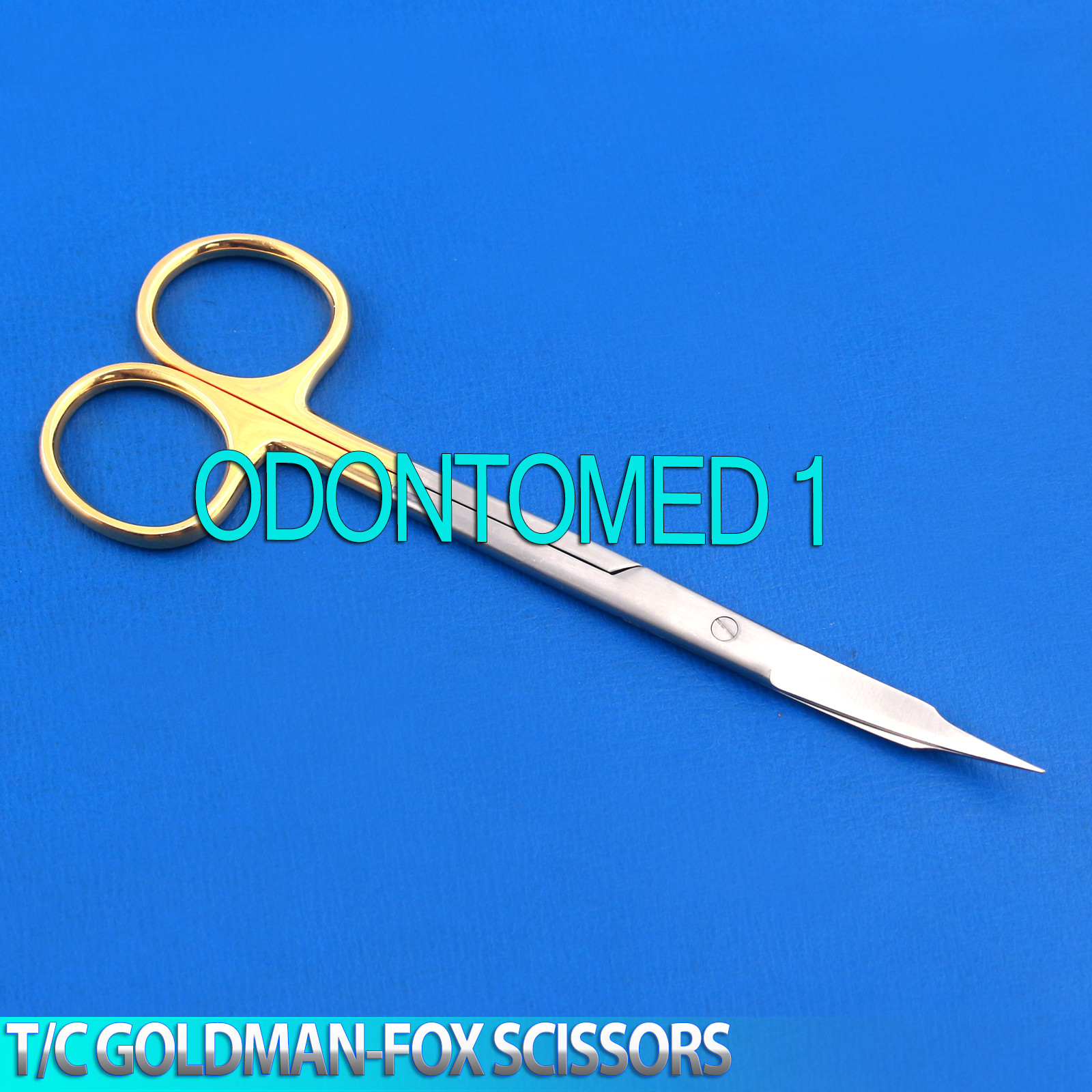 T/C GOLDMAN-FOX SCISSORS 5" CURVED SURGICAL INST
