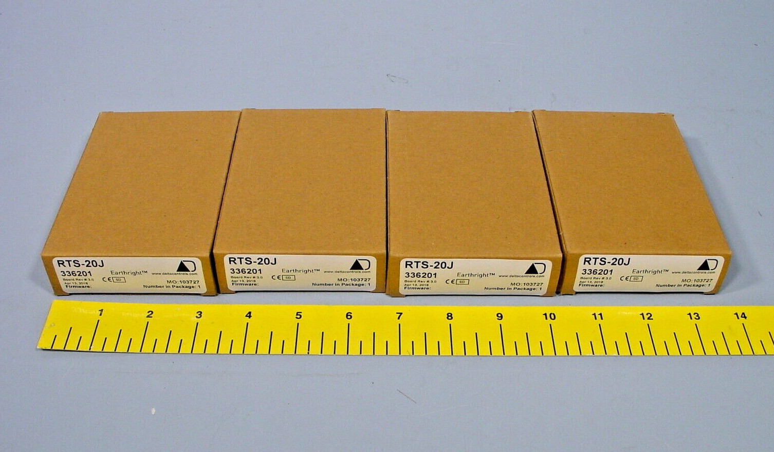 Lot of 4 DELTA CONTROLS RTS-20J THERMISTOR 10K with JACK
