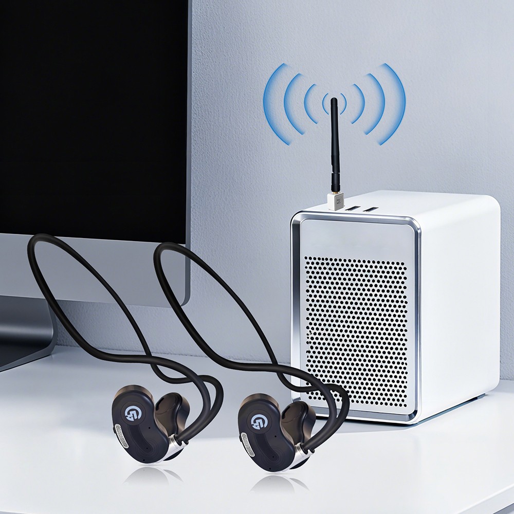 Wireless Headphones for PC Watching, Comfortable for Seniors with Bluetooth 5.3