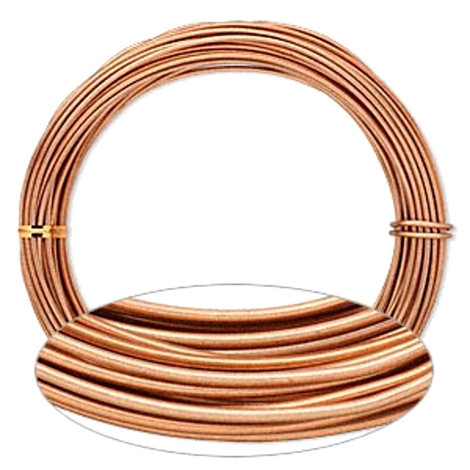 Copper Aluminum Wire 12 Gauge Round Wrapping Jewelry Craft 45 Foot Coil
