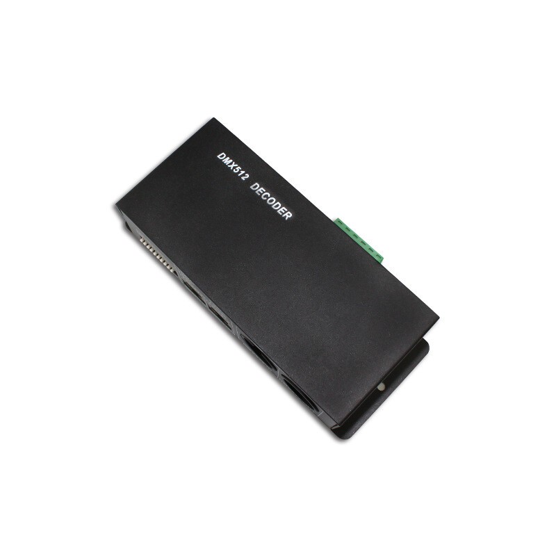 DC 12V 24V DMX512 8A 4 Channels Decoder Controller for 5050 RGB LED Light Strip