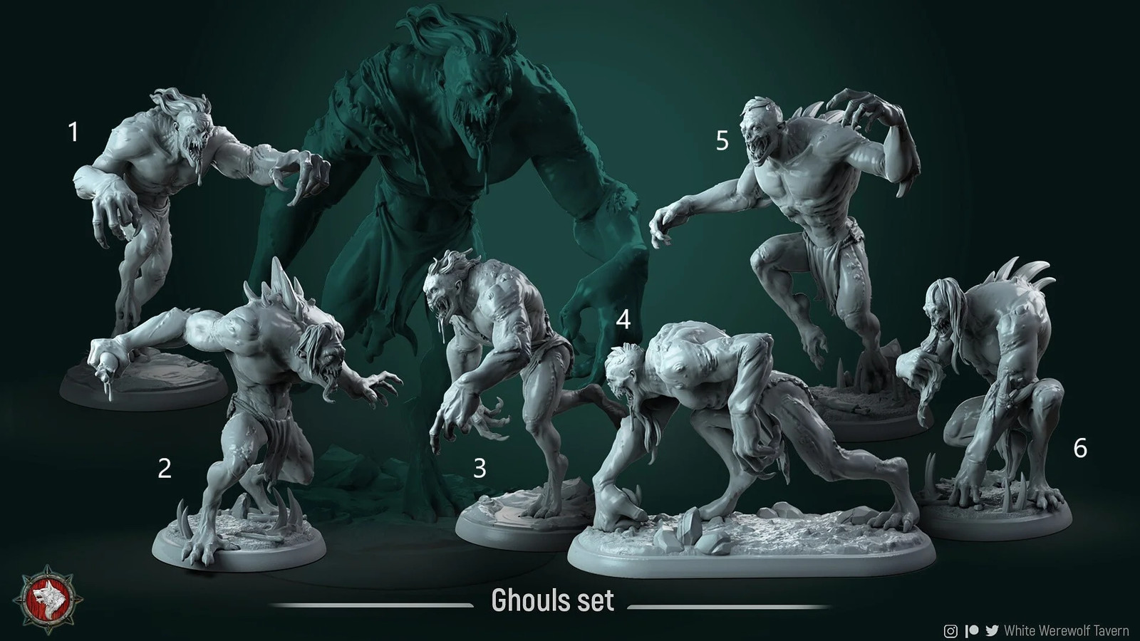 Ghouls - Resin Tabletop Miniature