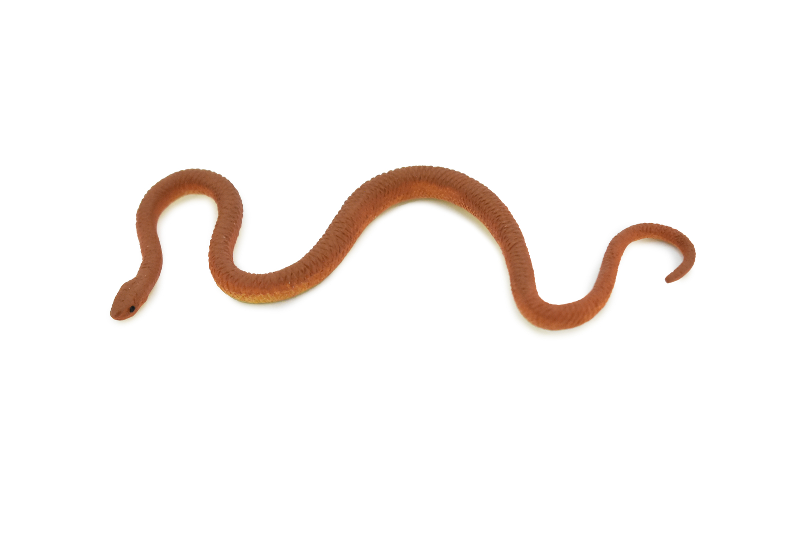 Snake, Taipan Inland Western, Rubber Reptile, Realistic Model Toy, 4" F1760 B42