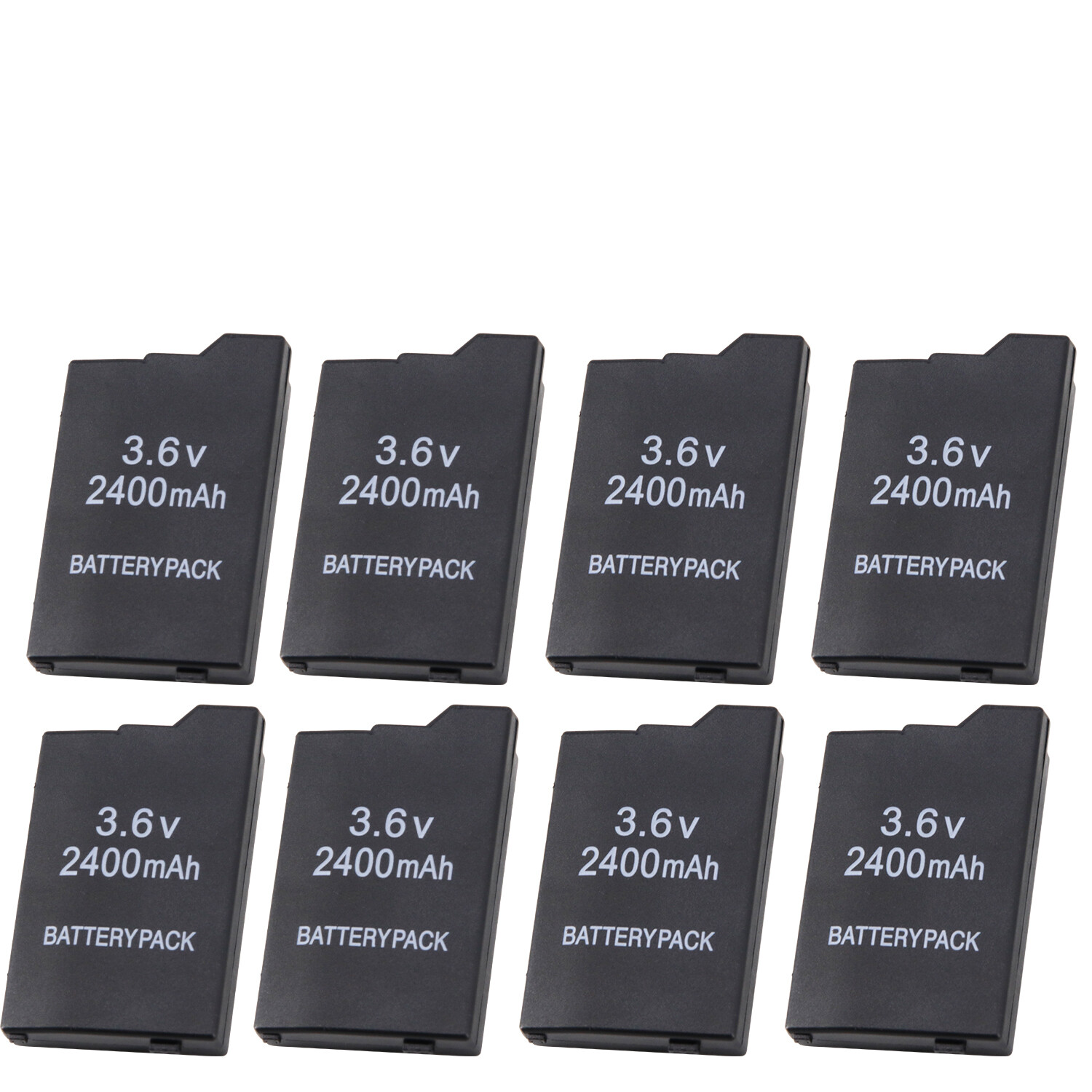 8 Rechargeable Replacement Battery 2400mAh 3.6V For Sony PSP Slim 2000 2001 3000