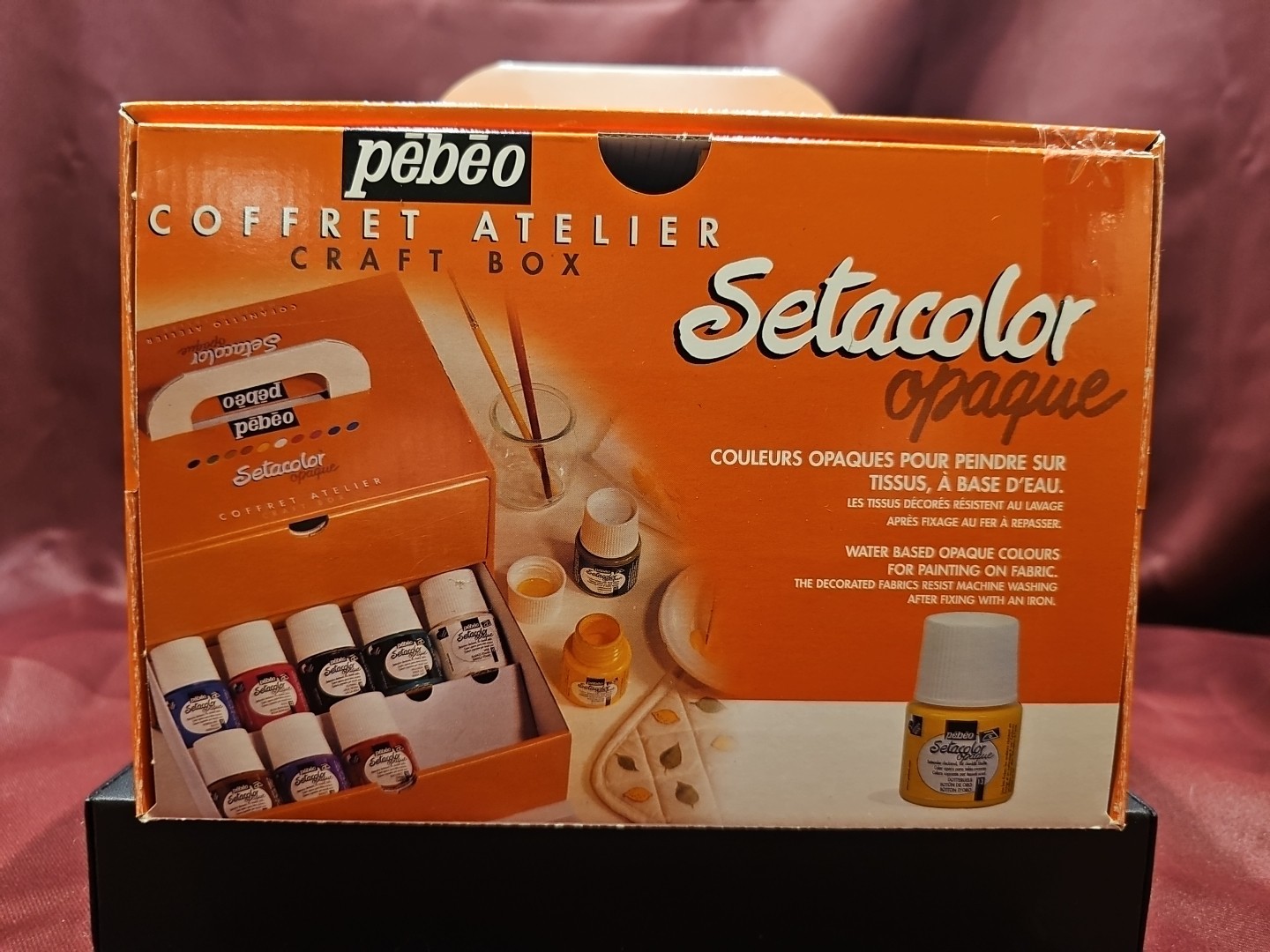 Pebeo Fabric Paints Setacolor Collection Set 10 x 45ml For Painting On Fabric