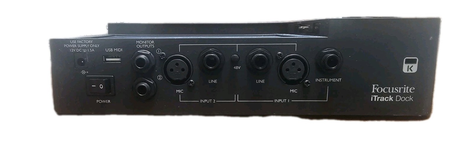 Focusrite iTrack Dock Portable Music Recording Studio Audio Interface For iPad