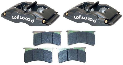 NEW WILWOOD SUPERLITE BRAKE CALIPERS & PADS,ROAD RACING,RALLY CAR,.81",1.38"