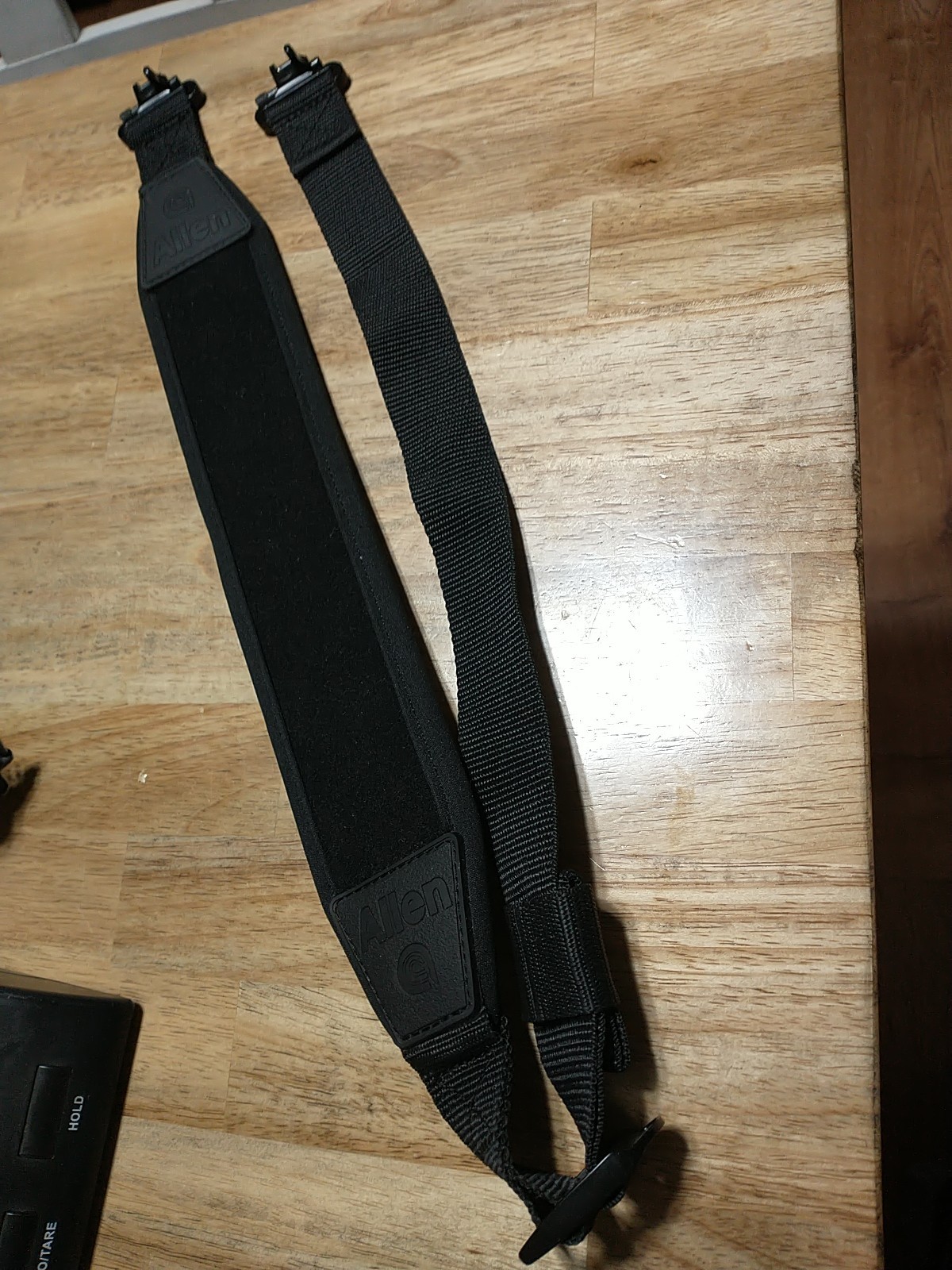 ALLEN PADDED RIFLE / SHOTGUN SLING BLACK NYLON RUBBER W/ SWIVELS NEOPRENE