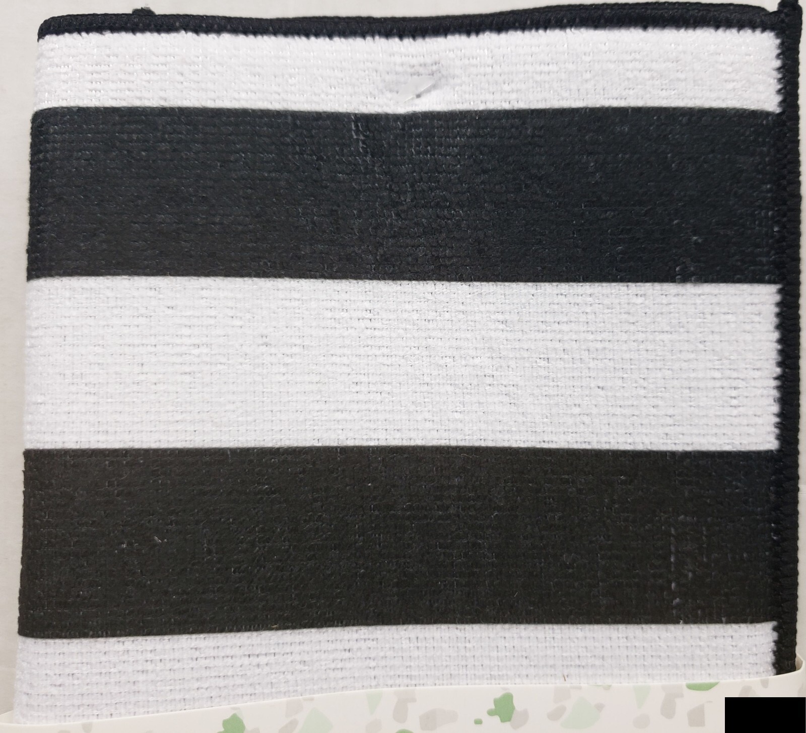 Kitchen Microfiber Drying Mat (15" x 20") BLACK & WHITE STRIPES, MI
