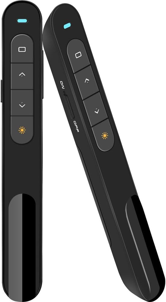 Dino Wireless Presenter Black w/Laser Light USB Receiver + Pouch D05-DF-US (2)