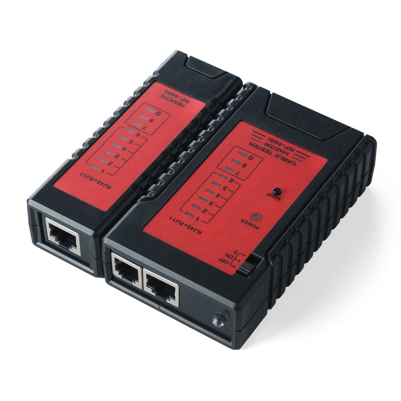 Sanwa Direct LAN Tester, compatible with LAN cables (RJ-45) and modular cables (