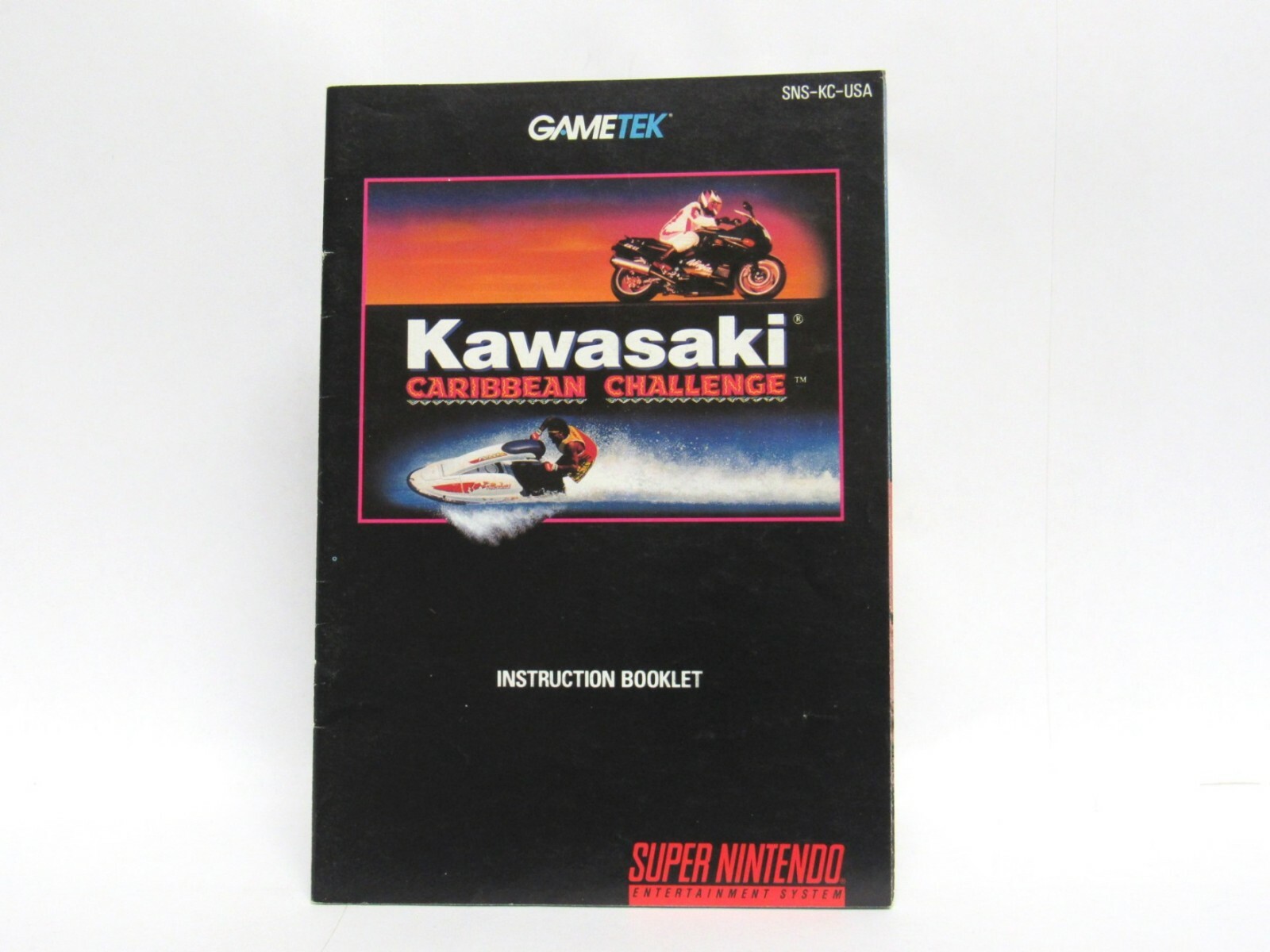 KAWASAKI Manual, no game SNES SUPER NINTENDO