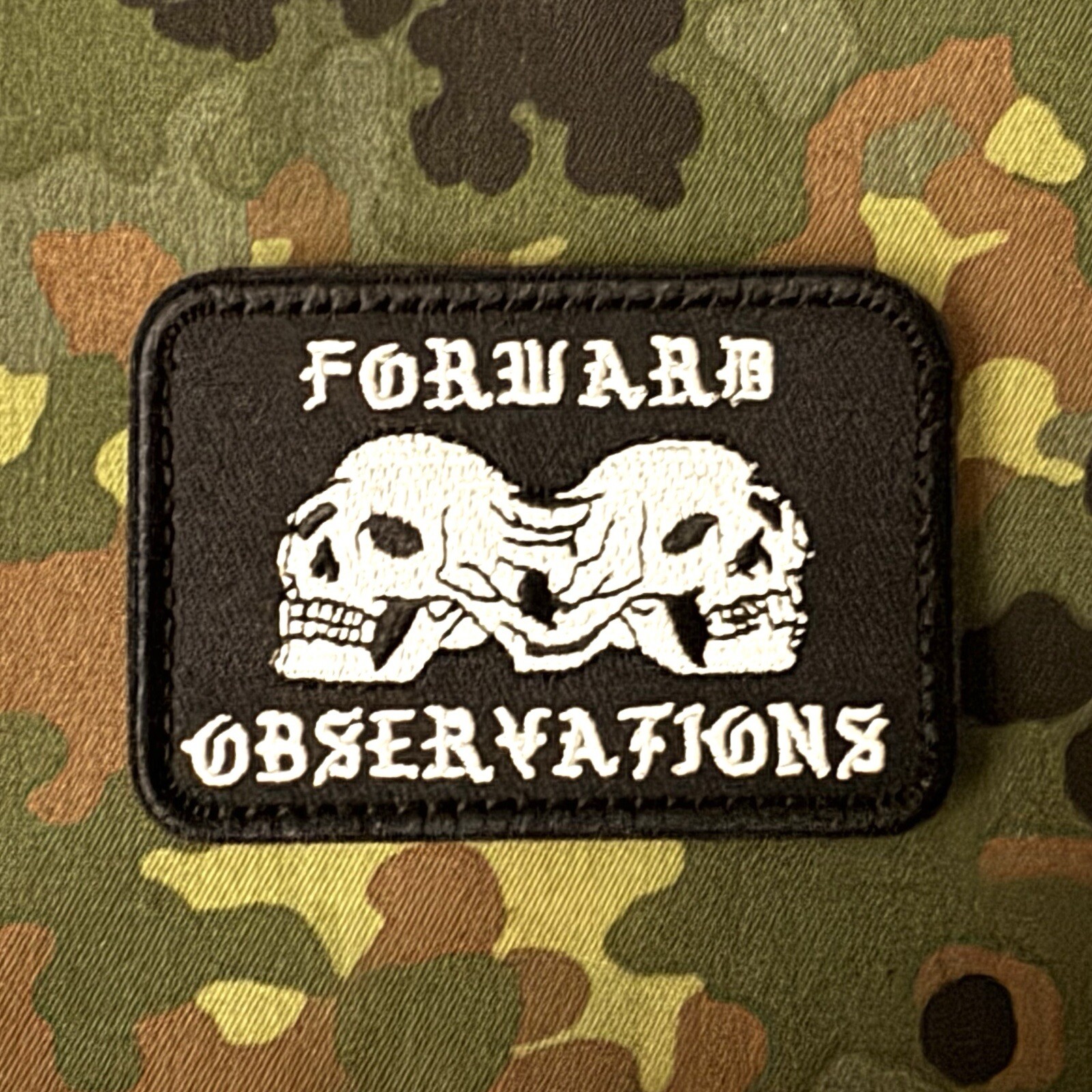 FORWARD OBSERVATIONS GROUP x BALD BROS MELTY BOYS Embroider Patch Hook/Loop FOG