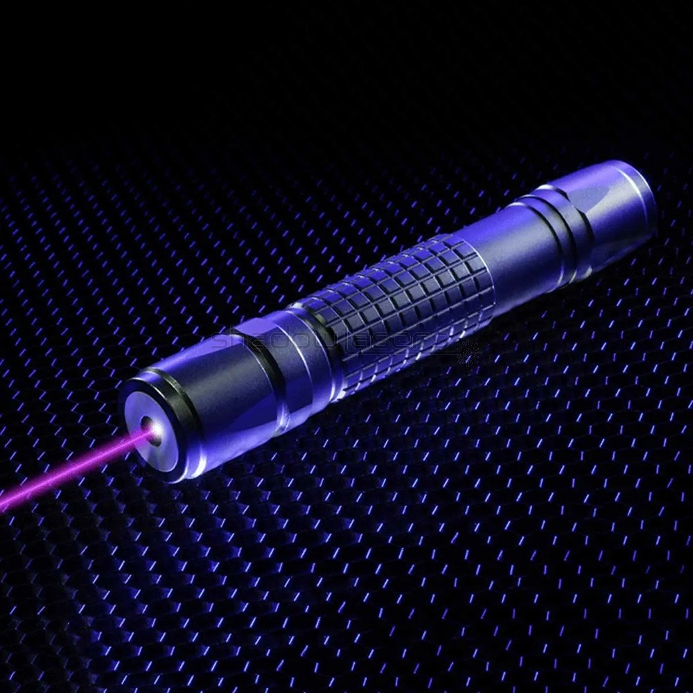 PX2 405nm Adjustable Focus Purple Flashlight Blue Violet Beam Low Light US