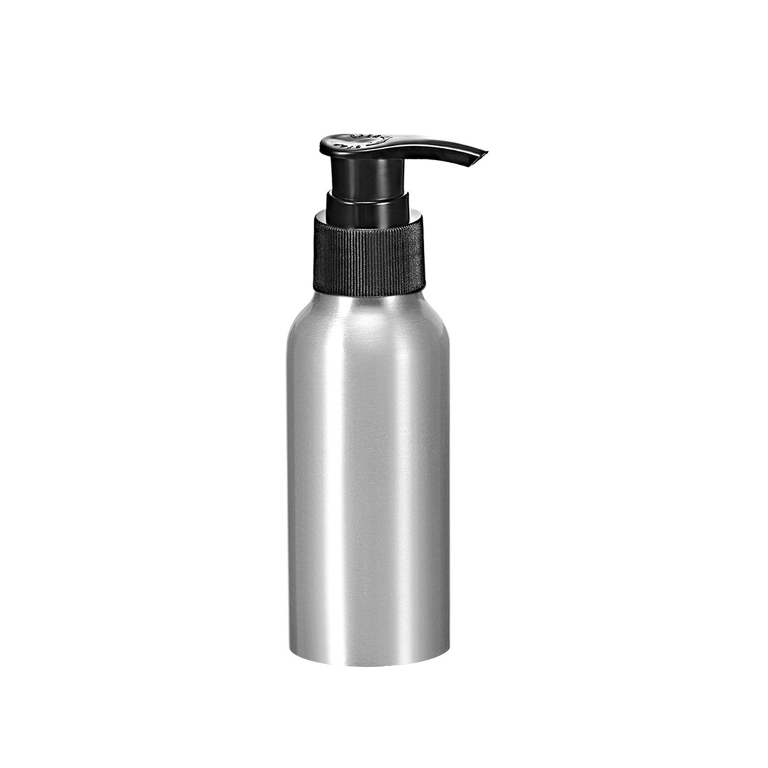 3.4oz/100ml Aluminium Pump Bottle Empty Refillable Container Travel Bottle